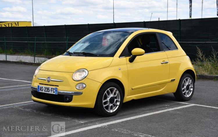 FIAT 500 1,3 MJT 75 LOUNGE JAUNE AS-235-FC