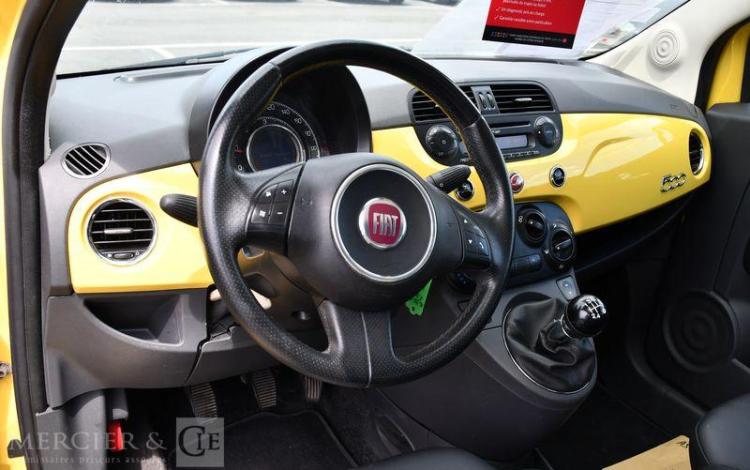 FIAT 500 1,3 MJT 75 LOUNGE JAUNE AS-235-FC