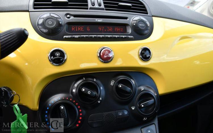 FIAT 500 1,3 MJT 75 LOUNGE JAUNE AS-235-FC