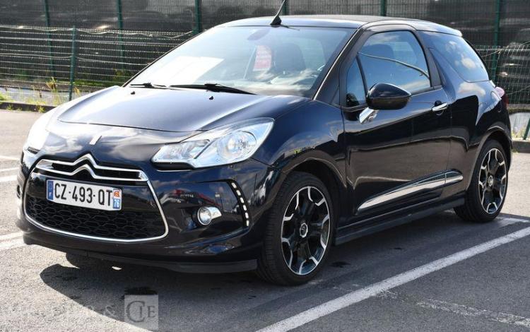 DS DS 3 CABRIOLET e-HDI 90 SPORT CHIC NOIR CZ-493-QT