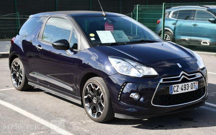 DS DS 3 CABRIOLET e-HDI 90 SPORT CHIC NOIR CZ-493-QT