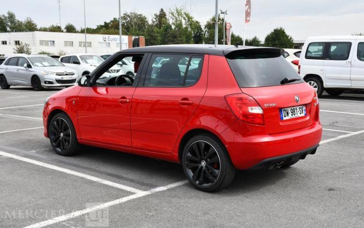 SKODA FABIA 1,4 TSI 180 RS DSG BVA ROUGE DW-981-SV