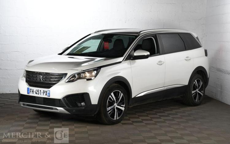 PEUGEOT 5008 HDI 130CH ALLURE EAT 7PL BLANC FH-451-PX