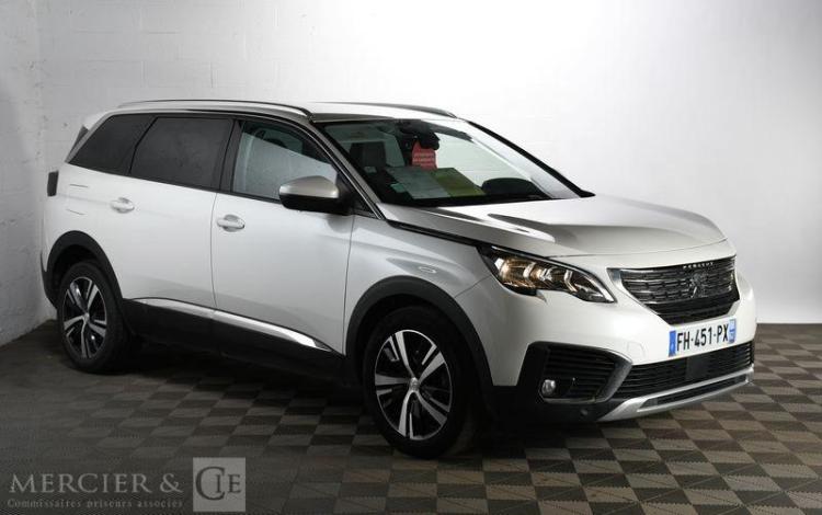 PEUGEOT 5008 HDI 130CH ALLURE EAT 7PL BLANC FH-451-PX