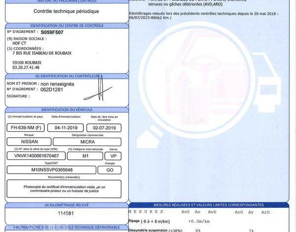 NISSAN MICRA DCI 90 N-CONNECTA BLEU FH-639-NM