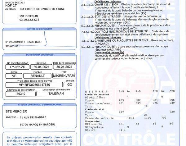 RENAULT TALISMAN BERLINE INTENS BLUE DCI 200 EDC NOIR FY-962-ZD