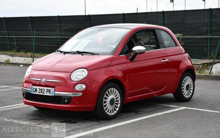 FIAT 500 1,3 MJTD 75 CH LOUNGE ROUGE GM-282-PK