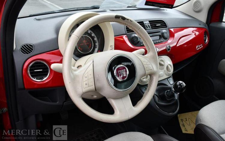 FIAT 500 1,3 MJTD 75 CH LOUNGE ROUGE GM-282-PK