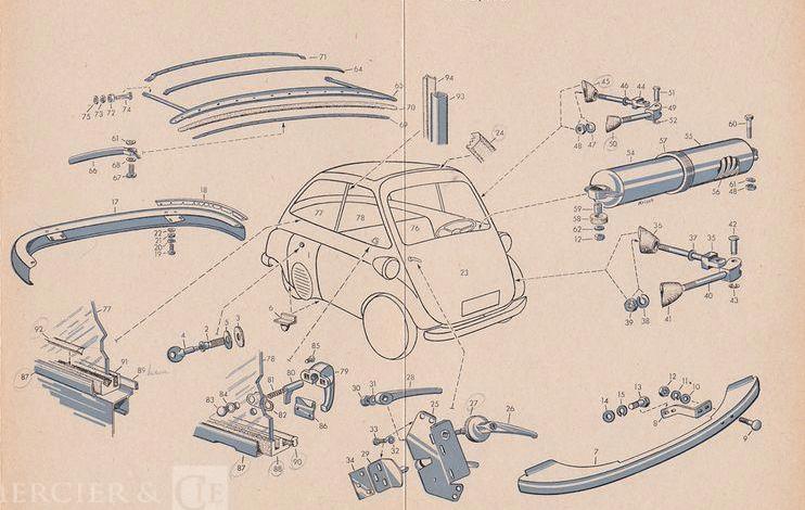 BMW ISETTA 300 cm3 AN 1961  AX-425-KP