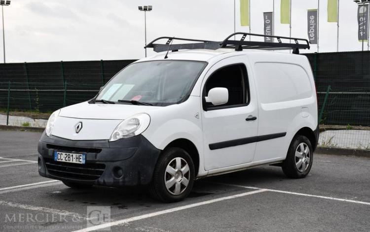 RENAULT KANGOO 2 1,5DCI  8V TURBO – DIESEL- 112995 KMS – ANNEE 2012 BLANC CC-281-HE