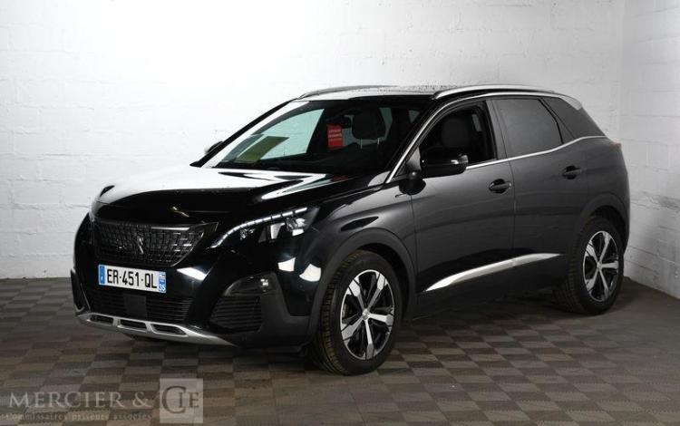 PEUGEOT 3008 1,6 BLUEHDI 120 GT LINE BVA NOIR ER-451-QL