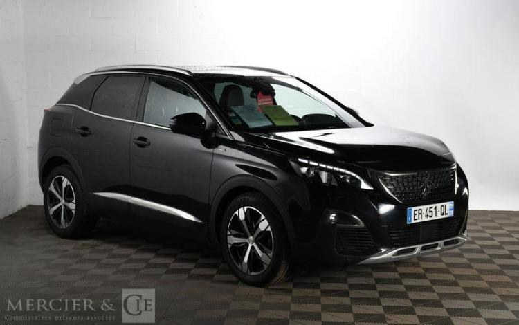 PEUGEOT 3008 1,6 BLUEHDI 120 GT LINE BVA NOIR ER-451-QL