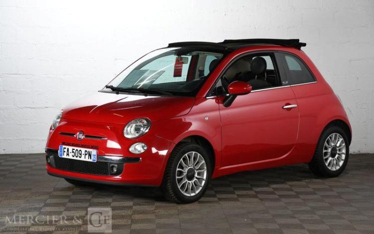 FIAT 500 CAB 1,2 70 LOUNGE S&S ROUGE FA-509-PN