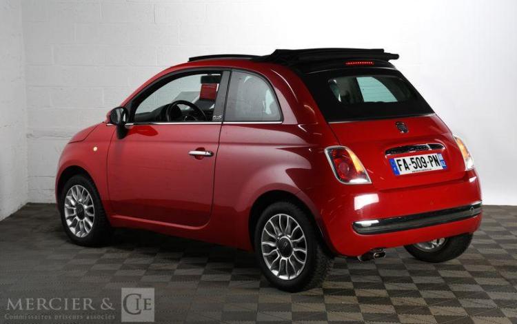 FIAT 500 CAB 1,2 70 LOUNGE S&S ROUGE FA-509-PN