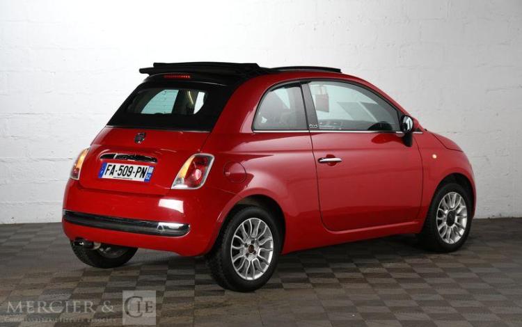 FIAT 500 CAB 1,2 70 LOUNGE S&S ROUGE FA-509-PN