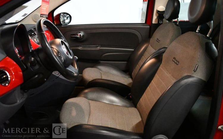 FIAT 500 CAB 1,2 70 LOUNGE S&S ROUGE FA-509-PN