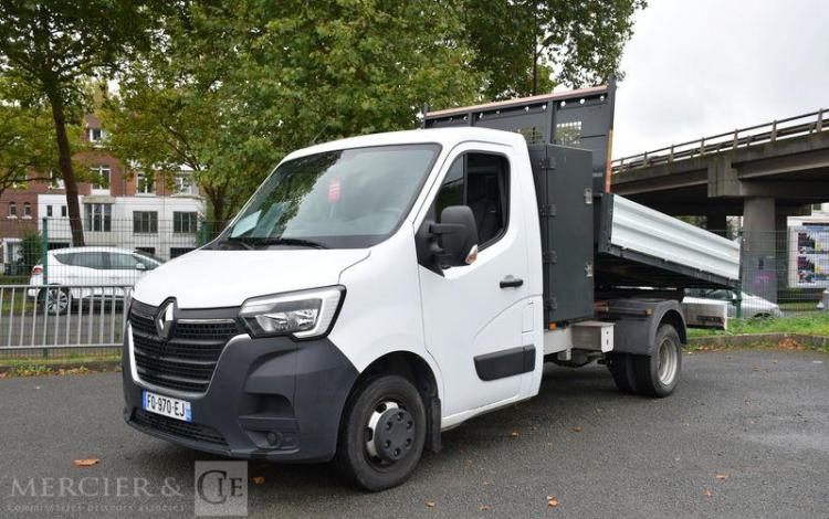 RENAULT MASTER RJ3500 L3 DCI BENNE BLANC FQ-970-EJ