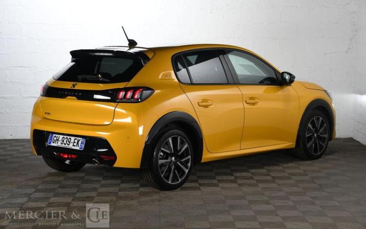 PEUGEOT 208 GT PACK PURE TECH 100 S&S JAUNE GH-939-EK