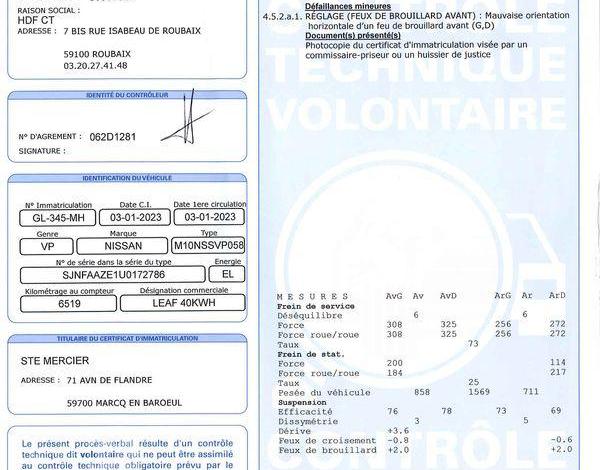 NISSAN LEAF 2022 40KWH ACENTA GRIS GL-345-MH