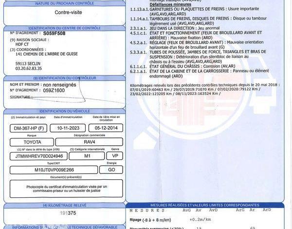 TOYOTA RAV4 2,0 GRIS DM-367-HP