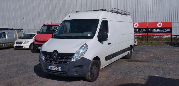 RENAULT MASTER 3 – 2,3 BLUE DCI 16V TURBO – DIESEL – 134066 KMS – ANNEE 2014 BLANC DM-676-QL