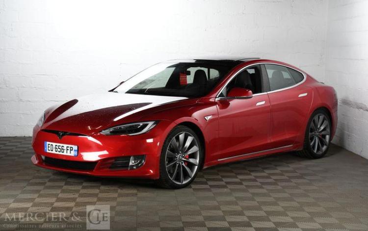 TESLA MODEL S P90D LUDICROUS ROUGE ED-656-FP