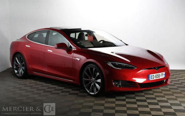 TESLA MODEL S P90D LUDICROUS ROUGE ED-656-FP