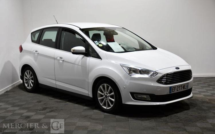 FORD C-MAX 2,0 TDCI 150CH TITANIUM X-POWERSHIFT BVA S&S BLANC EF-217-WL