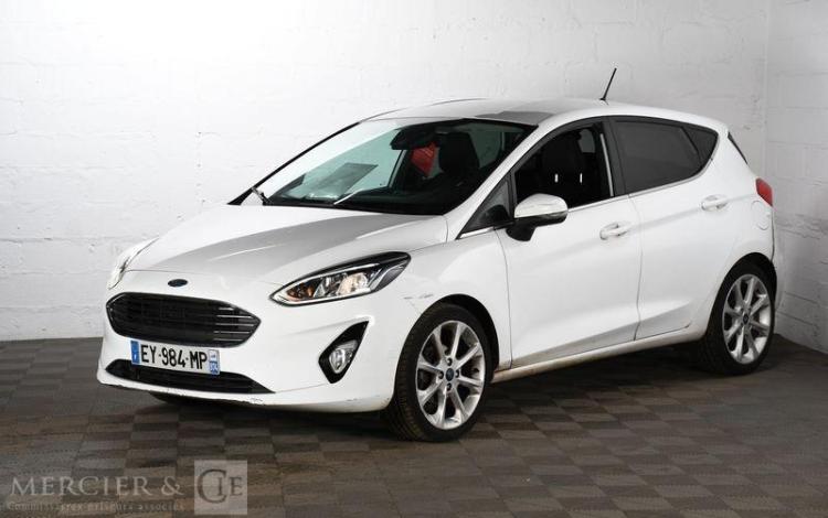 FORD FIESTA 1,5 TDCI 85CH TITANIUM S&S BLANC EY-984-MP