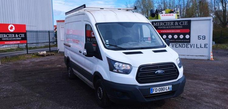 FORD TRANSIT T310 L2H2 2.2 ECOBLUE 105CV FOURGON – 82028KM – AN 2019 BLANC FD-090-LA