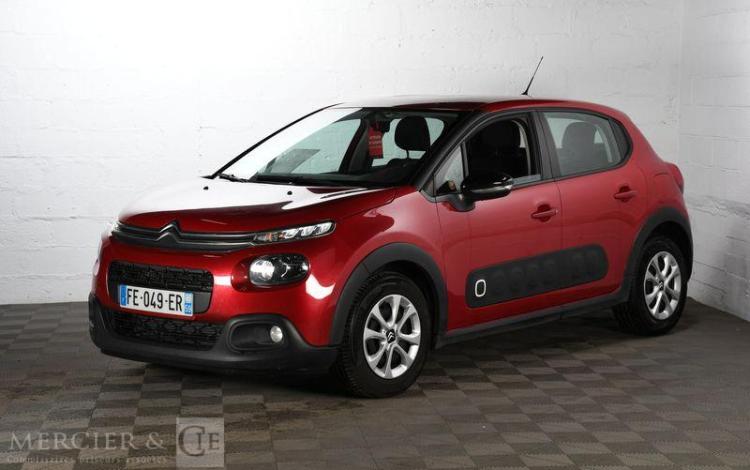 CITROEN C3 1,5 BLUE HDI 100 FEEL BUSINESS START/STOP ROUGE FE-049-ER