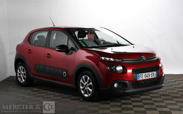 CITROEN C3 1,5 BLUE HDI 100 FEEL BUSINESS START/STOP ROUGE FE-049-ER