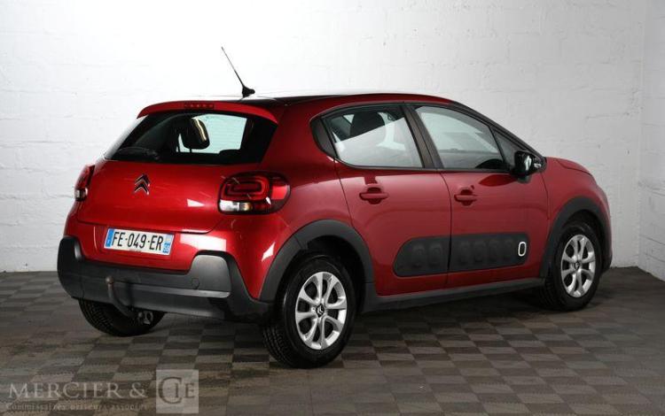 CITROEN C3 1,5 BLUE HDI 100 FEEL BUSINESS START/STOP ROUGE FE-049-ER