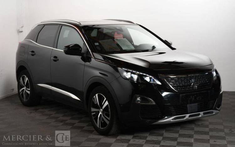 PEUGEOT 3008 1,5 BLUEHDI130 E6 130 GT LINE EAT pour pieces sans carte à pro uniquement NOIR FE-461-XD