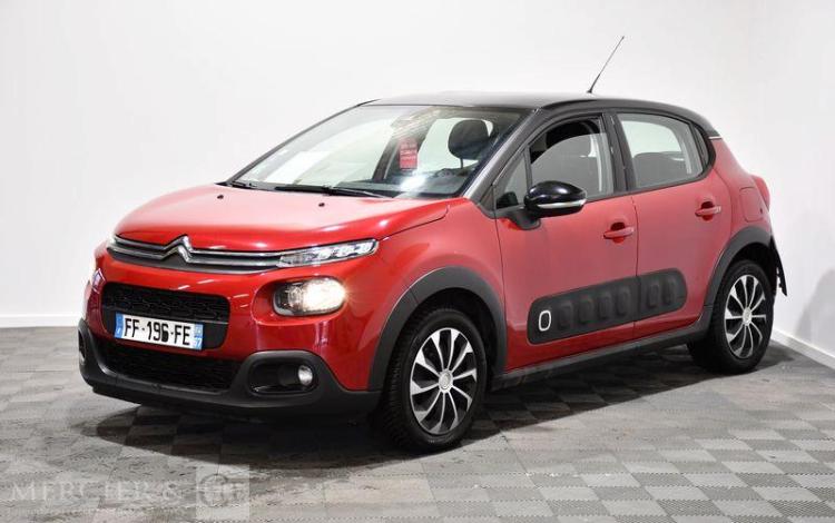 CITROEN C3 PURE TECH 82 SHINE ROUGE FF-196-FE