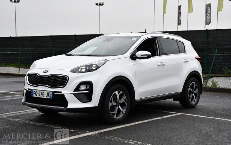 KIA SPORTAGE 1,6 CRDI 115CH ISG 4X2 BVM6 DESIGN BLANC FG-976-JK