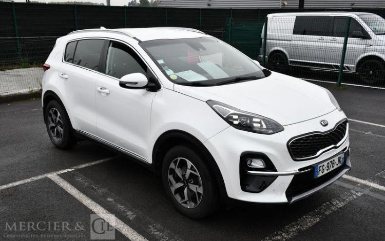 KIA SPORTAGE 1,6 CRDI 115CH ISG 4X2 BVM6 DESIGN BLANC FG-976-JK