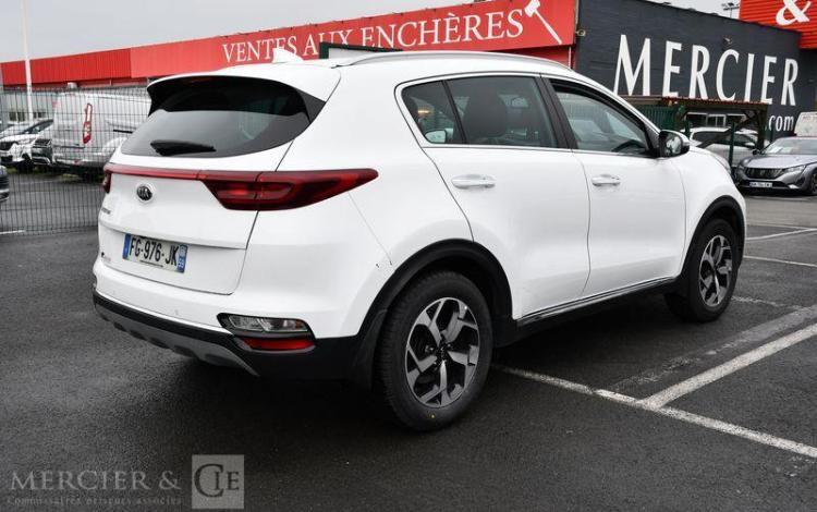 KIA SPORTAGE 1,6 CRDI 115CH ISG 4X2 BVM6 DESIGN BLANC FG-976-JK