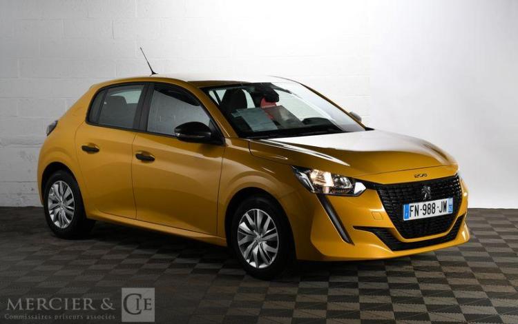 PEUGEOT 208 1,2 PURE TECH JAUNE FN-988-JW