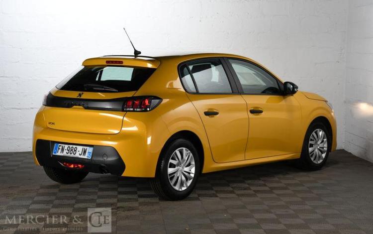 PEUGEOT 208 1,2 PURE TECH JAUNE FN-988-JW