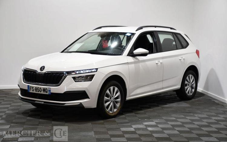 SKODA KAMIQ AMBITION 1,0 TSI 95CH BVM5 BLANC FS-850-MQ