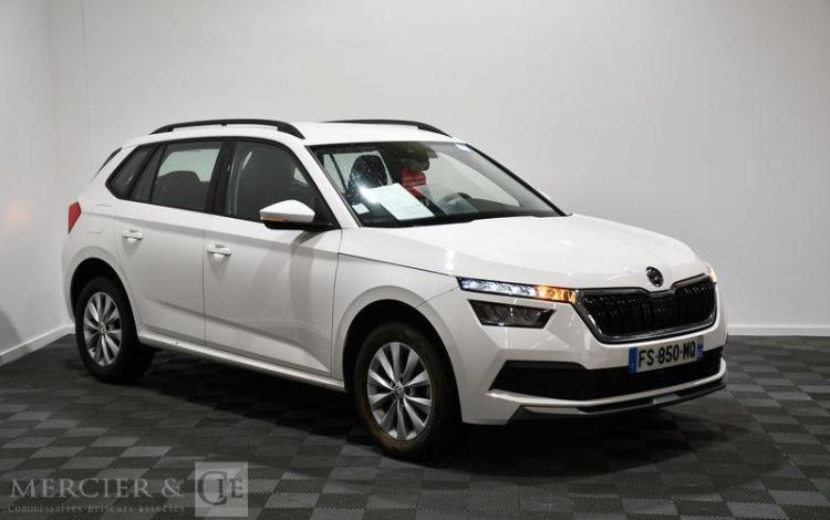 SKODA KAMIQ AMBITION 1,0 TSI 95CH BVM5 BLANC FS-850-MQ