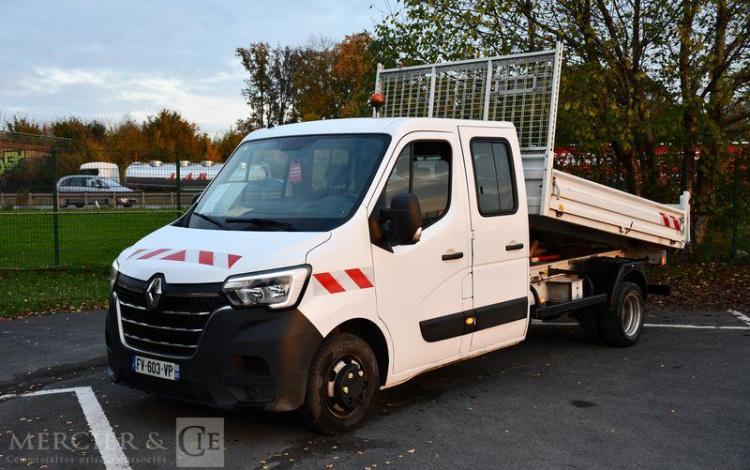 RENAULT MASTER DBLE CAB GCF PR RJ3500 L4 DCI 130 BLANC FV-603-VP