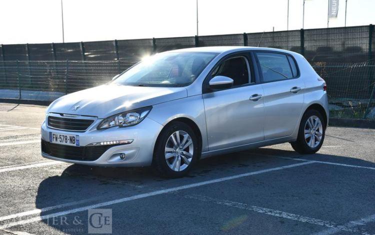 PEUGEOT 308 1,6 BLUEHDI 120 ALLURE BUSINESS EAT BVA S&S GRIS FW-578-NB