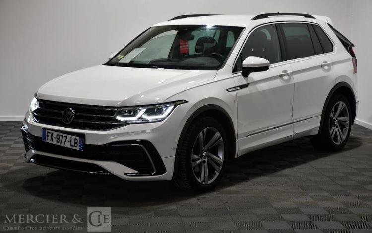 VOLKSWAGEN TIGUAN 2,0 TDI 150CH DSG7 R-LINE BLANC FX-977-LB