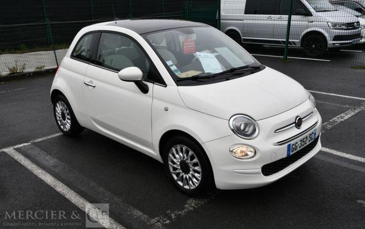 FIAT 500 1,2 LOUNGE BLANC GG-352-SC