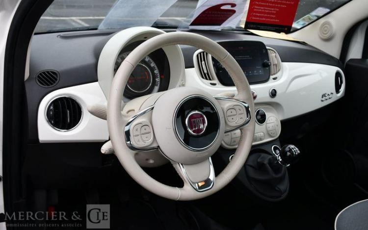 FIAT 500 1,2 LOUNGE BLANC GG-352-SC