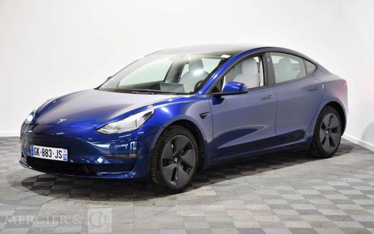 TESLA MODEL 3 GDE AUTO 4M BLEU GK-883-JS