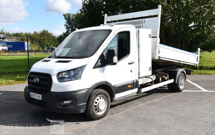 FORD TRANSIT BENNE SC 350 L3 TREND 2.0 TD 170 HDT BLANC GN-368-MN