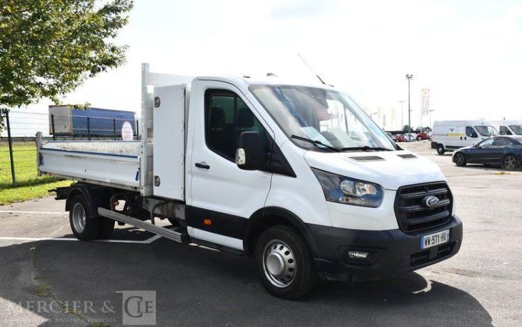 FORD TRANSIT BENNE SC 350 L3 TREND 2.0 TD 170 HDT BLANC GN-368-MN